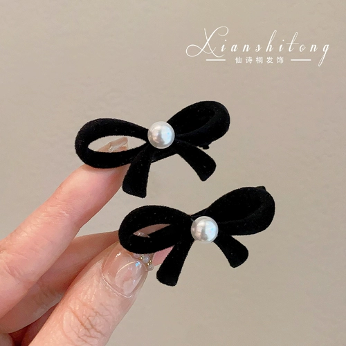 Детская заколка для волос, красный милый детский аксессуар для волос с бантиком