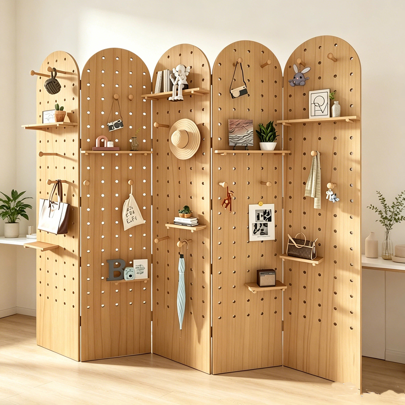 Creative Pegboard Screen Partition Decoration Office Storage Rack Home Storage Board Display Rack Wooden Partition Board Creative Pegboard Screen Partition Decoration Office Storage Rack Home Storage Board Display Rack Wooden Partition Board