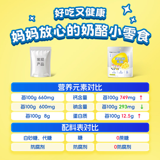 Feihe Cheese Supernova Chewable Milk Powder Cheese High Calcium Triangle Cheese Children's Ready-To-Eat Snack