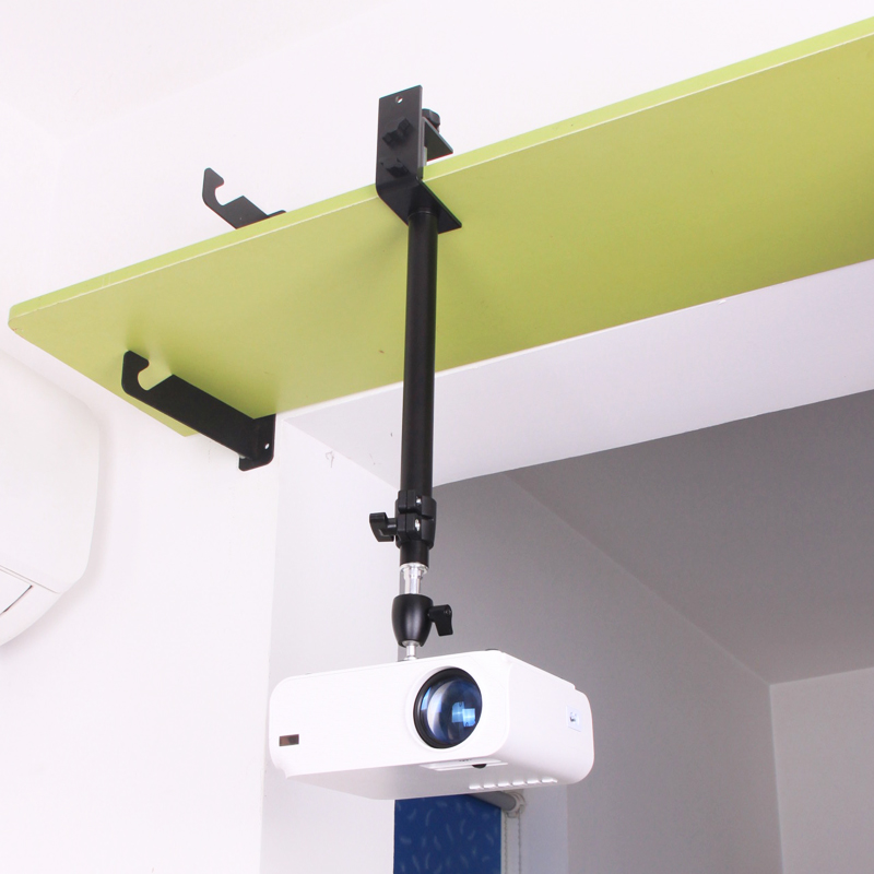 Projector hanger frame living room bedroom home hoisting free of punching clip clips flip 1 4 connector extreme rice Z6X nut magic screen When bay wall-mounted wall ceiling bracket telescopic boom fixed frame-Taobao