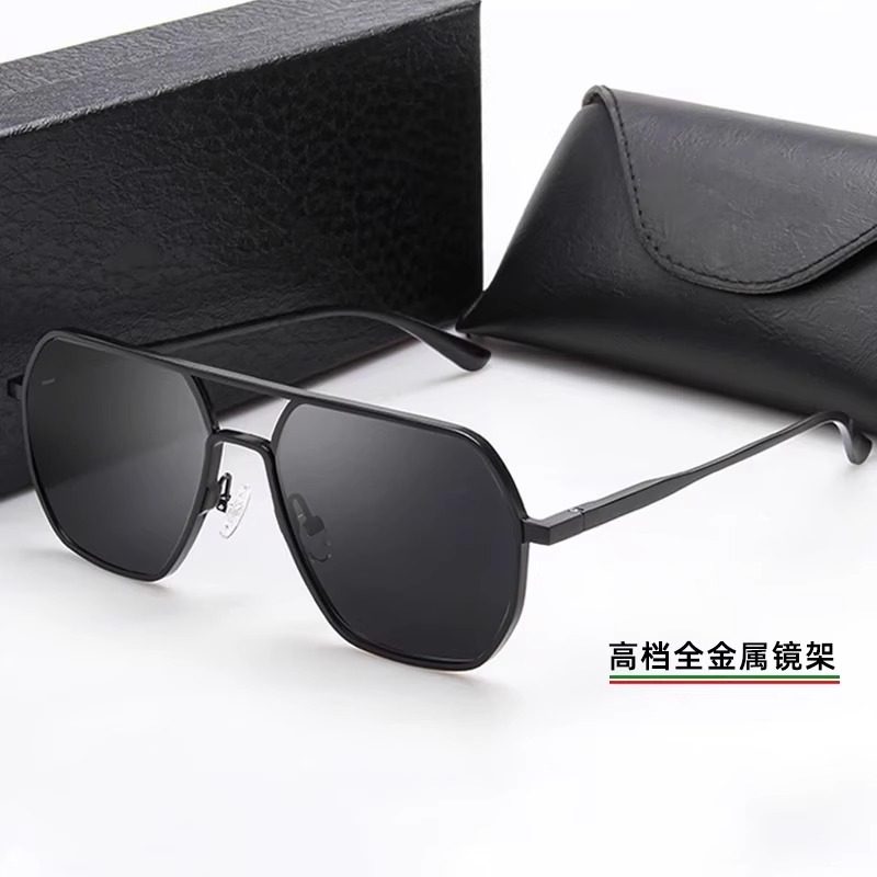 Pilot Sunglasses for Men, Special Glasses for Driving, Color-Changing 2026 New Model, Strong Light Polarized Night Vision Driving Sunglasses