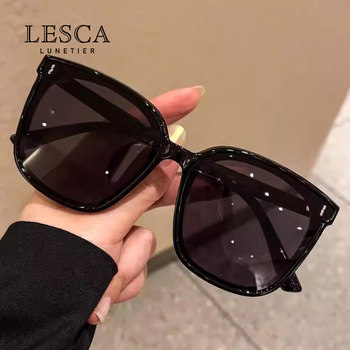 Lesca Sunglasses for Women, New Trendy High-End Style, Ins-Style, Makes Face Look Slimmer, Uv Protection, Driving Sunglasses for Men, Summer