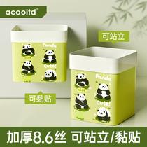 Car vertical car garbage bag thickened dual-purpose stickable small desktop extra thick cleaning bag plastic bag 2575