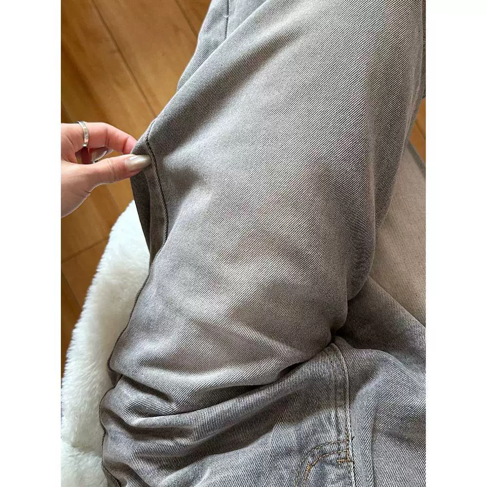 Retro jeans, trousers, plus size, American style, loose fit, high waist