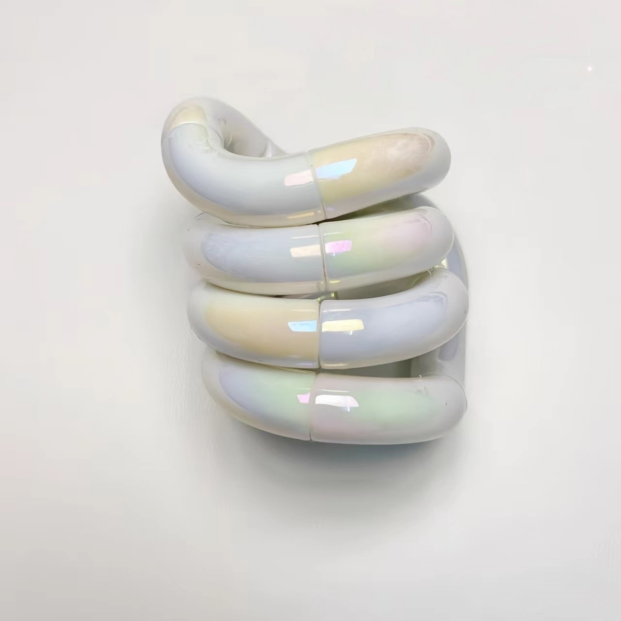 Colorful Crystal Tangle Fidget Spinner Genuine Temperature-Changing Fingertip Spinner Anxiety Relief Concentration Training Toy