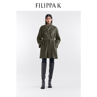 952929103 Bulin Черный EdinaFilippa K Mao Woors Curdine Wool Женская куртка оливковая женская одежда