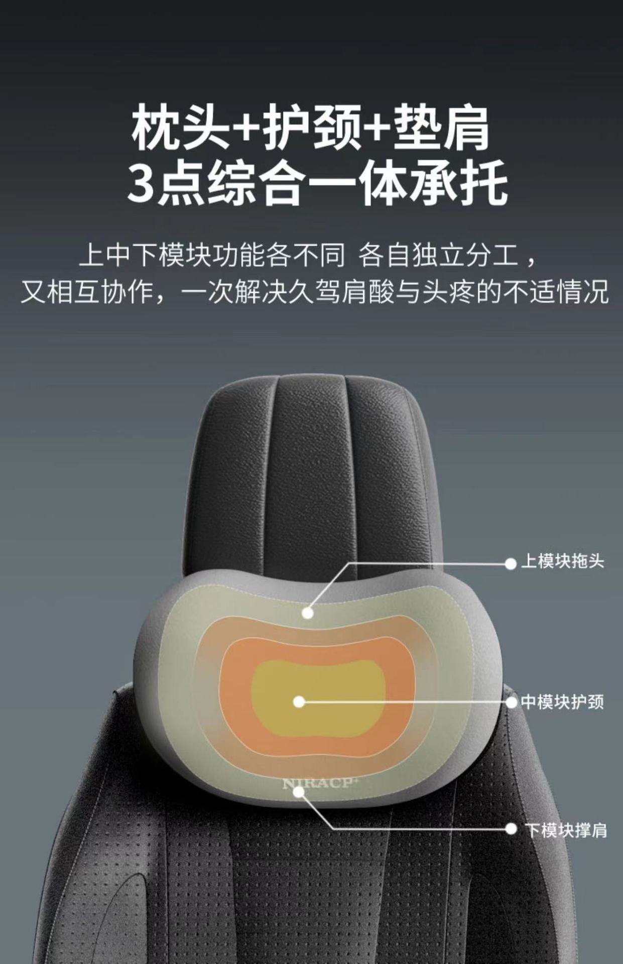 Car lumbar support summer car main driving cushion lumbar cushion car seat lumbar support back cushion driving waist protection artifact