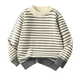 Летняя одежда, демисезонный свитер, термобелье, шерстяная детская трикотажная рубашка для мальчиков