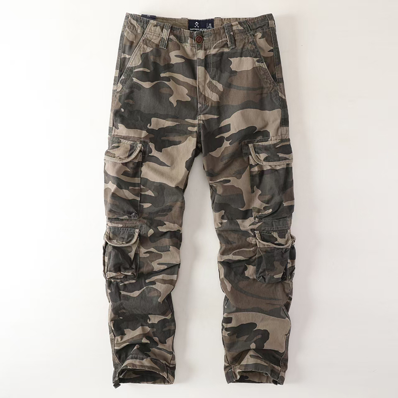 American Retro Jogging Pants for Men, Spring and Autumn, Heavyweight, Street Dance Straight-Leg Trendy Brand Jogger Pants, Large Size, Multi-Pocket Camouflage Pants American Retro Jogging Pants for Men, Spring and Autumn, Heavyweight, Street Dance Straight-Leg Trendy Brand Jogger Pants, Large Size, Multi-Pocket Camouflage Pants