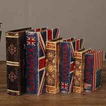 Fake book simulation book model ornament study office bookcase retro decorative book photography props crafts ornaments