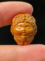 Olive stone carved Q version unicorn baby cute and adorable single-grain toy for men and women