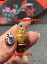 Olive stone lucky cat single olive stone carved kitten bell men and women literary toy pendant list