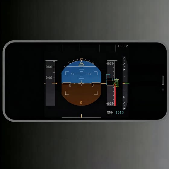 Microsoft Flight Simulator 2024/2020 Flight Instrument External Display Plug-In Package for Mobile Phones and Tablets, Remote Installation
