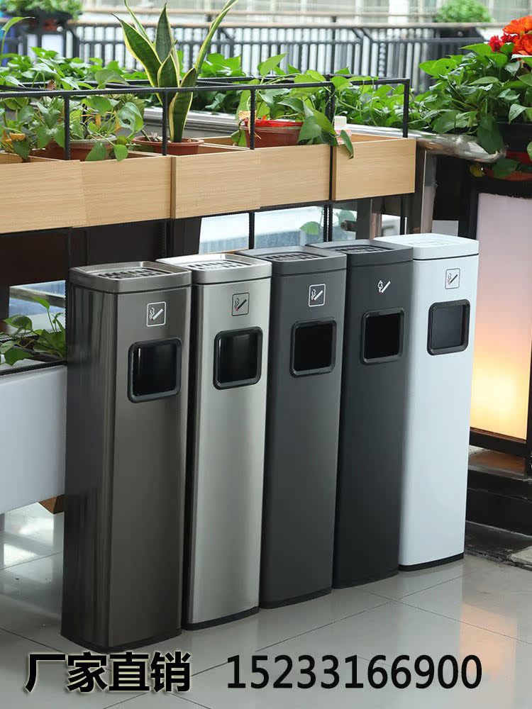 Hotel lobby Rubbish Bins Lift Opening Veranda Hall Hall Vertical Ashtrays Aisle Floor Ash Column Extinguishing column-Taobao