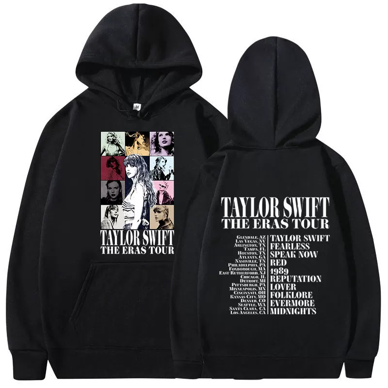 Худи Taylor The Eras Tour 2023 World Tour мужские и женские изделия