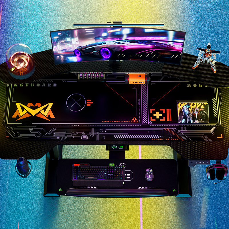 Mouse Pad Oversized Punk Wind Thickened Lock Side Boys And Girls Laptop Gaming Electric Race Office Keyboard Table Mat-Taobao