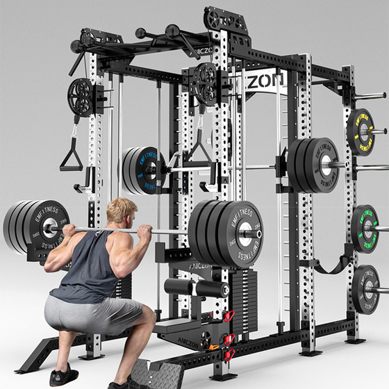 Rep Frame Squat Rack Multi-Functional All-In-One Smith Machine Gantry Rack Professional Bench Press Rack Comprehensive Fitness Equipment
