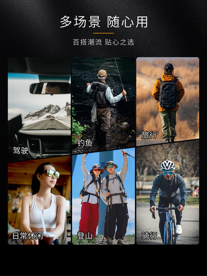 Altalist Supreme Cycling Myopia Clip-On Glasses Casual Polarized Sunglasses Anti-Uv Clip-On Sports Glasses for Men and Women