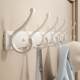 Door back door hook no hole punching coat hook wall hook bathroom clothes hanger wall storage bathroom hook