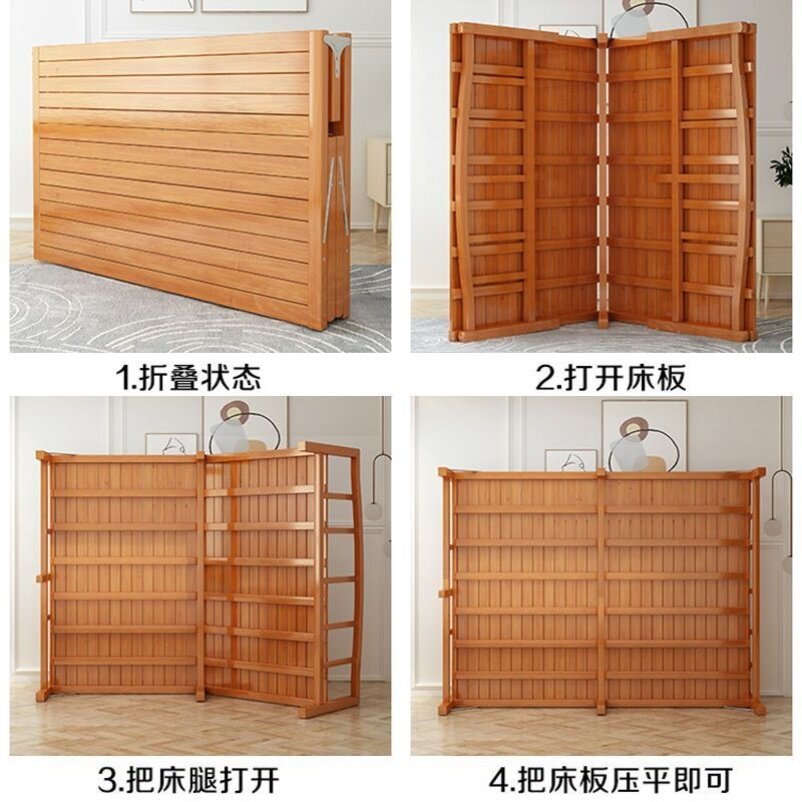 🛋️夏天必备!这款折叠竹床让你睡得清凉又舒适!-折叠床-淘宝好物网