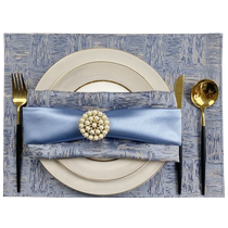 New product napkin folded flower restaurant mouth cloth hotel special cup cloth hotel club box western food mat cloth