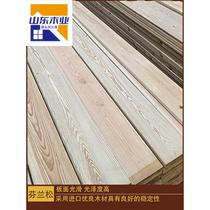 Finnish wood outdoor garden anti-corrosion wood manufacturer wooden floor wooden slat wall panel balcony terrace self-paved courtyard outdoor