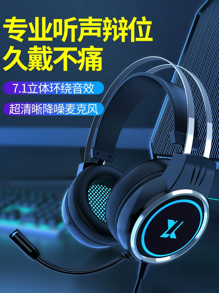 Razer киберспорт специальная гарнитура, проводная гарнитура для игр на ПК с шумоподавлением, длительное ношение без боли