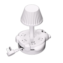 Desk lamp socket multi-function usb socket student dormitory bedside eye protection reading night light warm light atmosphere 1322