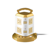 Multi-socket plug-in board vertical socket with wire Rubiks Cube with USB multi-function home office desk plug-in row 1322