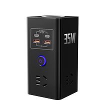 Fast charging gallium nitride charger Rubiks cube vertical smart socket plug-in strip converter desktop wireless charging 1322