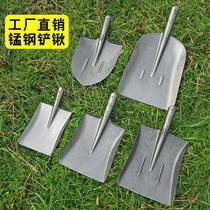 Large shovel large extra large coal shovel agricultural feed shovel all steel thickened shovel shovel coal cleaning flat mouth generous shovel