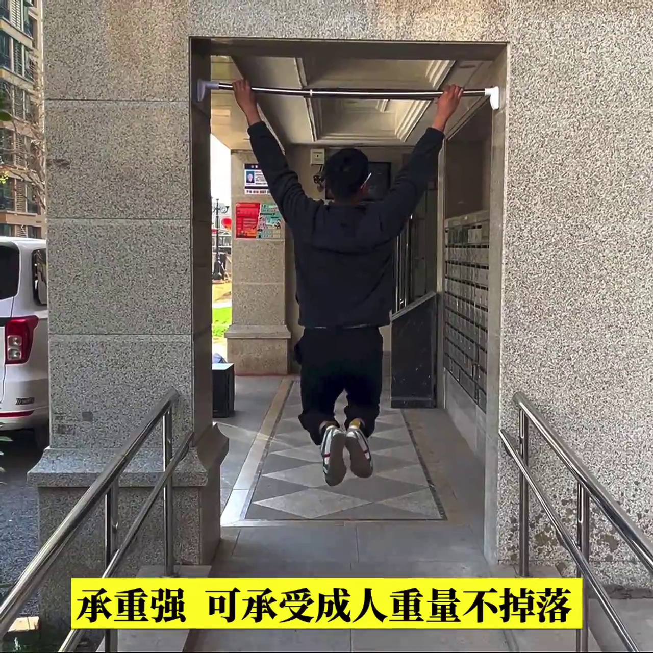 Free Punch Telescopic Rod Bedroom Window Curtain Rod Clotheshorse Toilet Bath Curtain Rod clotheshorse Retractable Brace subwardrobe-Taobao