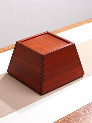 米斗老式升斗红木日进斗金拜斗实木榫卯招财家用客厅创意木质摆件