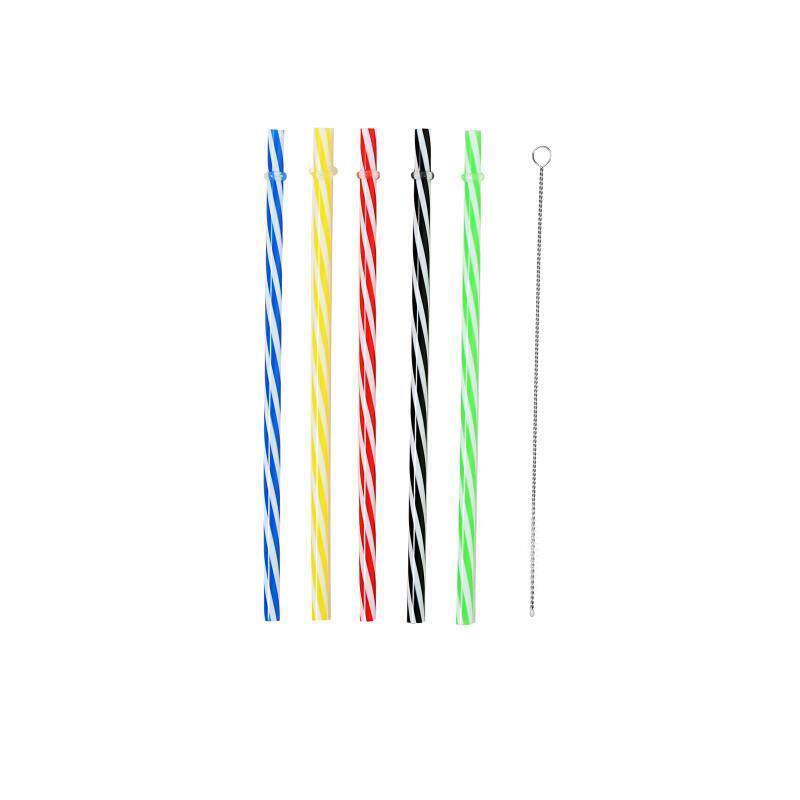 Send brush 25 hardwood straws with hard straws to thick hard straws can be reused
