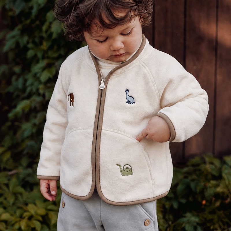 Muaqiaqia [Lightweight and Fluffy] Girls' Autumn and Winter Coat 2026, Thickened Top for Toddlers, New Cardigan for Boys