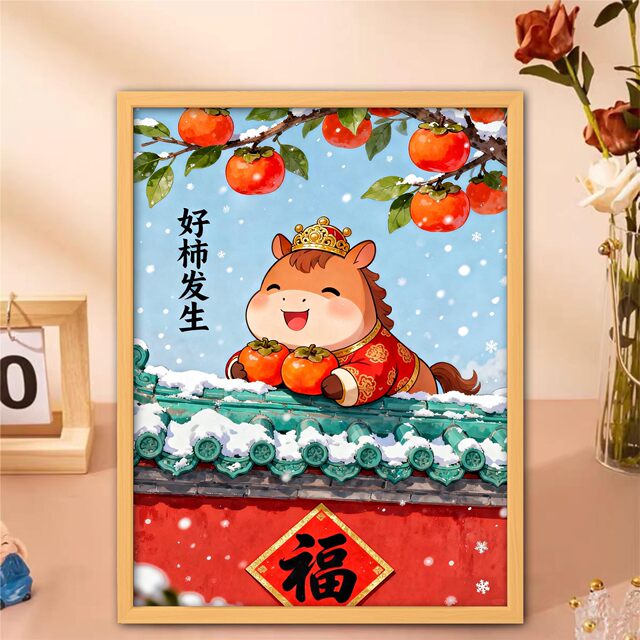 2026 Year of the Horse New Year Chinese Style Puzzle Gift 300 Pieces 500 Pieces 1000 Pieces