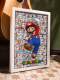 Wooden Puzzle Mario Super Mario 1000 Pieces Kidsren's Educational Puzzle Adult Version with Frame for Boys and Girls