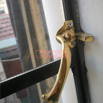 Shanghai Old Fashioned Iron Art Old Steel Door Glass Plaid Villa Accessoires pour fenêtres en acier