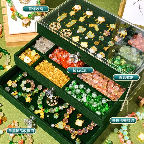 Детский браслет из бисера ручной работы, бусины, игрушка, «сделай сам», рождественский подарок, подарок на день рождения