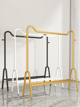 Simple clothes hanger floor-standing vertical coat rack household storage cabinet bedroom bag storage rack dormitory clothes drying rod