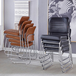 Office Chair Meeting Room Meeting Chair Company Staff Training Chair Reception Chair Chess and Card Room Plaid Computer Chair