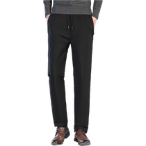 DREW VOTO high-end business down pants mens winter thickened velvet outer wear high-waisted large size cold-proof warm pants