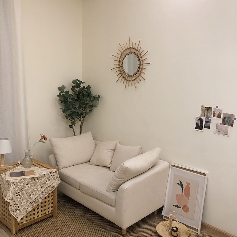 Net reddits Nordic Living room Bedroom rental room Clothing Shop Fabric Biathlon Trio Small Sofa Small Family can be detached