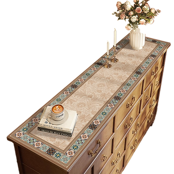 American style entrance shoe cabinet cushion waterproof oil-proof and dirty table cushion light luxury high-end tv cabinet desktop table cloth American style entrance shoe cabinet cushion waterproof oil-proof and dirty table cushion light luxury high-end tv cabinet desktop table cloth