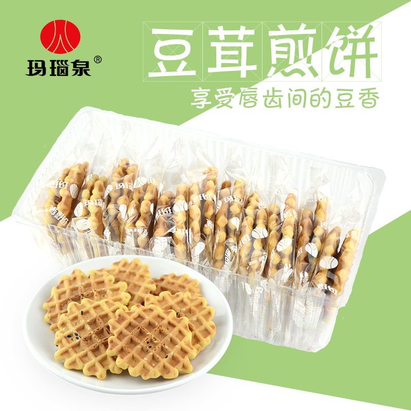 Bean Furry Pancake Pastry Manau Springs Casual Biscuits Substitute breakfast Anhui 8 Gongshan bean products 150G