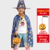 Halloween Áo Choàng Trẻ Em Bé Trai Và Bé Gái Trình Diễn Trang Phục Nhà Ảo Thuật Phù Thủy Áo Choàng Phù Hợp Với Mẫu Giáo Magic Cổ Tích Trang Phục 