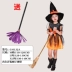 Halloween Trẻ Em Trang Phục Phù Thủy Mẫu Giáo Lễ Hội Cô Gái Phù Thủy Đầm Công Chúa Trang Phục Hóa Trang 