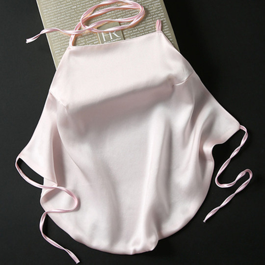 Summer Belly Protection Bellyband Women's Sling Red Ancient Large Size Silk Comfortable Thin Double Layer Pure Color Adult Intimates