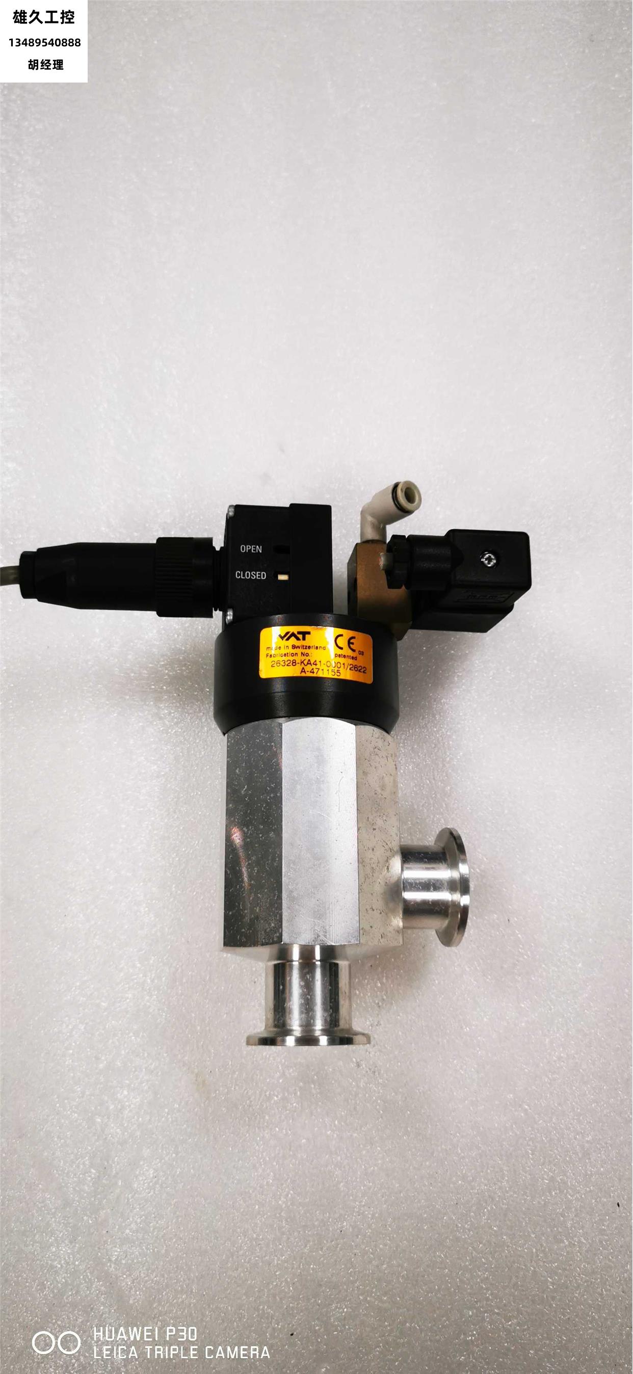 Swiss VAT High Vacuum Fender Valve Corner Valve 26328-KA41-0001 A-471155 KF25 Interface