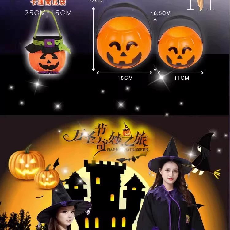 Halloween Trẻ Em Trang Phục Cô Gái Phù Thủy Nhỏ Mũ Trang Phục Hóa Trang + Áo Cho Bé Trang Phục Hóa Trang